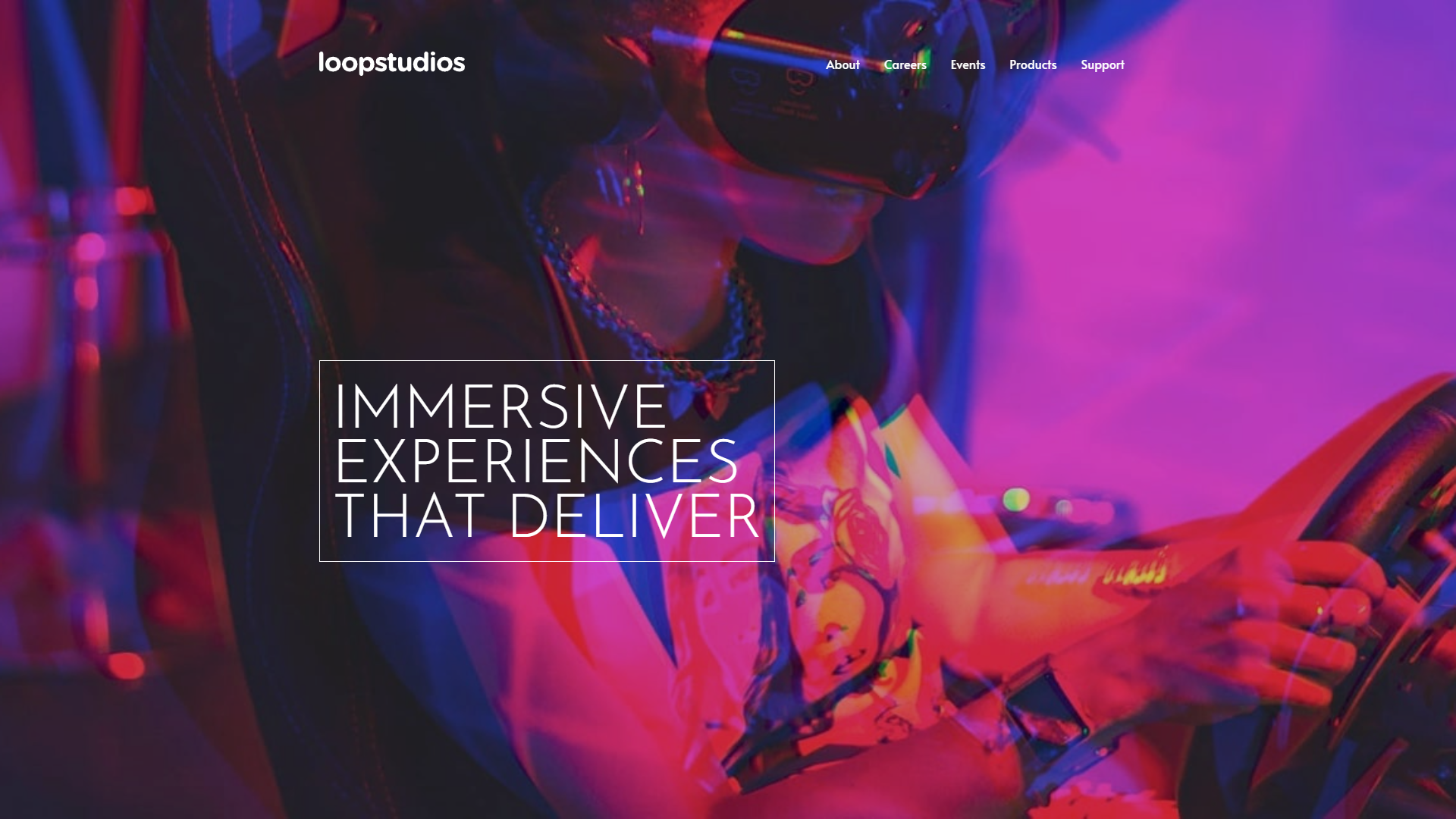 Loopstudios Landing Page